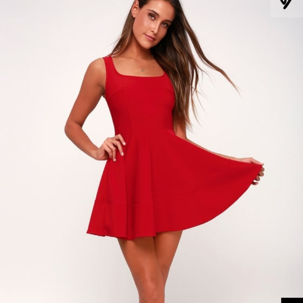 Lulus red dress